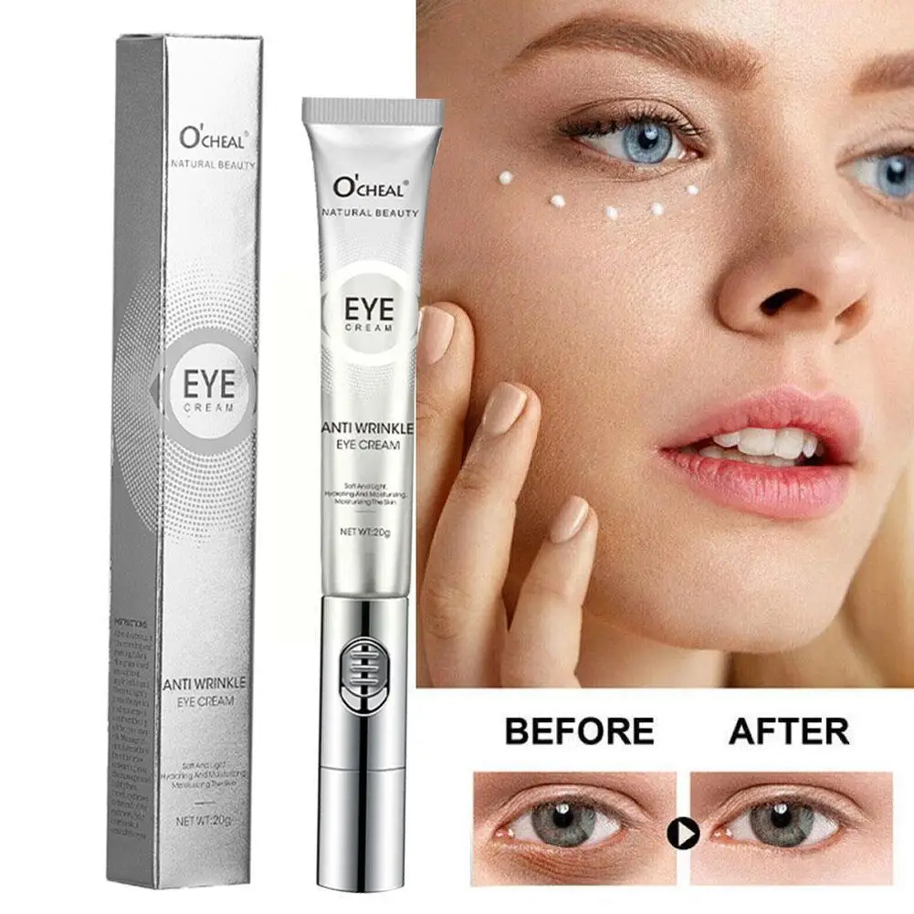 

20g Electric Eye Cream Vibration Massage Eye Care Essence Anti Wrinkle Lighting Eyes Eye Gel Anti-Puffines Cream Eye Care B8J0