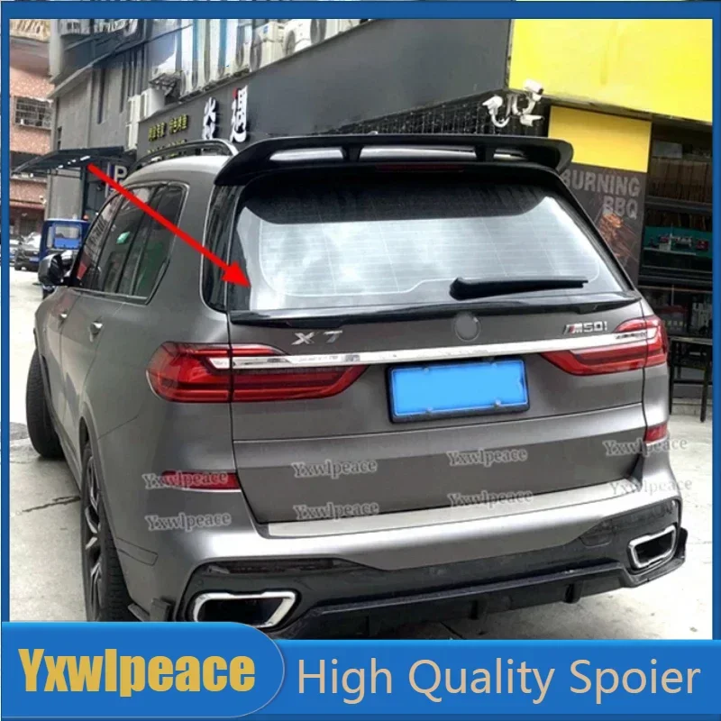 Углеродное волокно/высокое качество глянцевый черный АБС-пластик задний спойлер