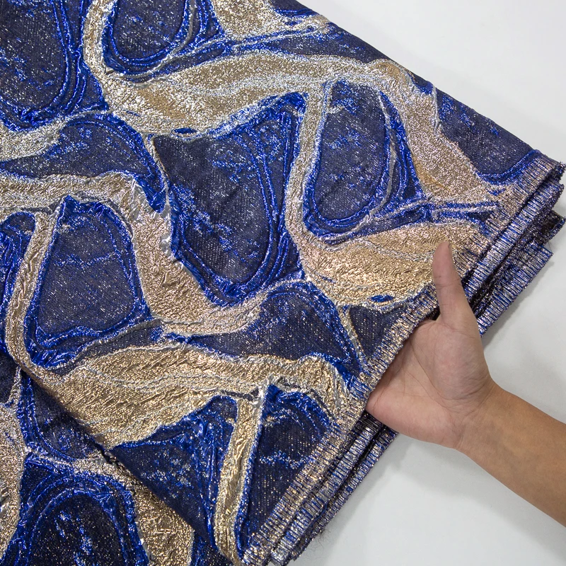 Кружевная ткань SJD в африканском стиле 2024 Высококачественная нигерийская