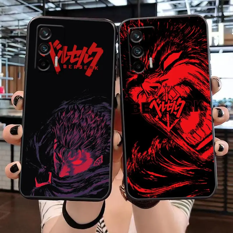 

Funda Case For Realme GT 2 Pro Master Neo2 50 50I 50A 5G C35 C33 C31 C30 C30S C21 C21Y C20 C15 Case Berserk Guts Badass Anime