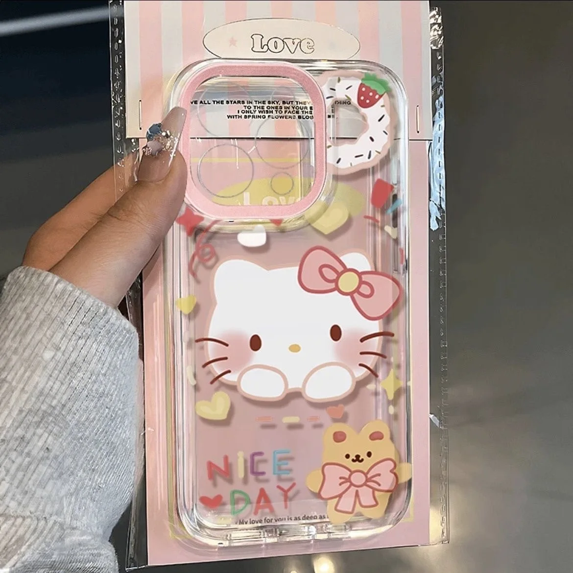 New Cute Sanrios Hellos-Kittys Phone Case For Xiaomi Redmi Note 13 12 12C 11 10 10C 13C 10X 9 K50 Pro Plus 4G 5G Clear TPU Cover