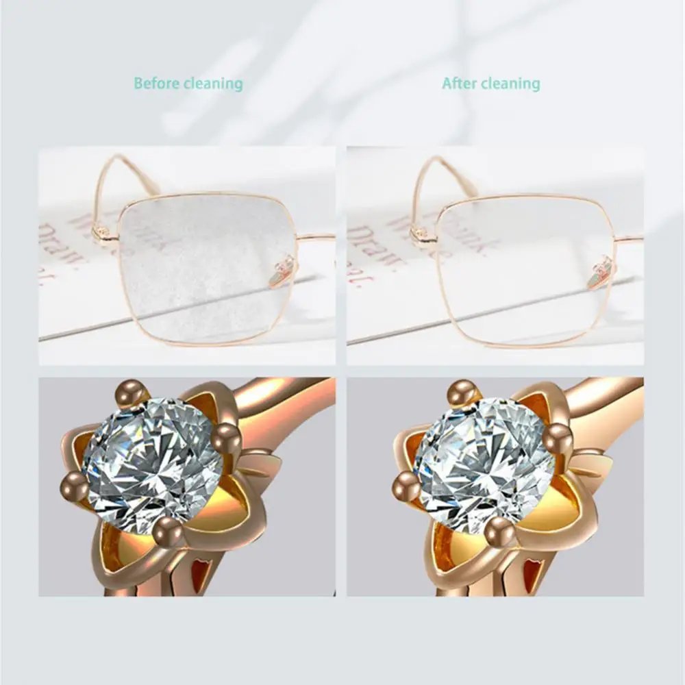 

1 шт., ультразвуковой очиститель для ювелирных изделий и очков, 300 мл