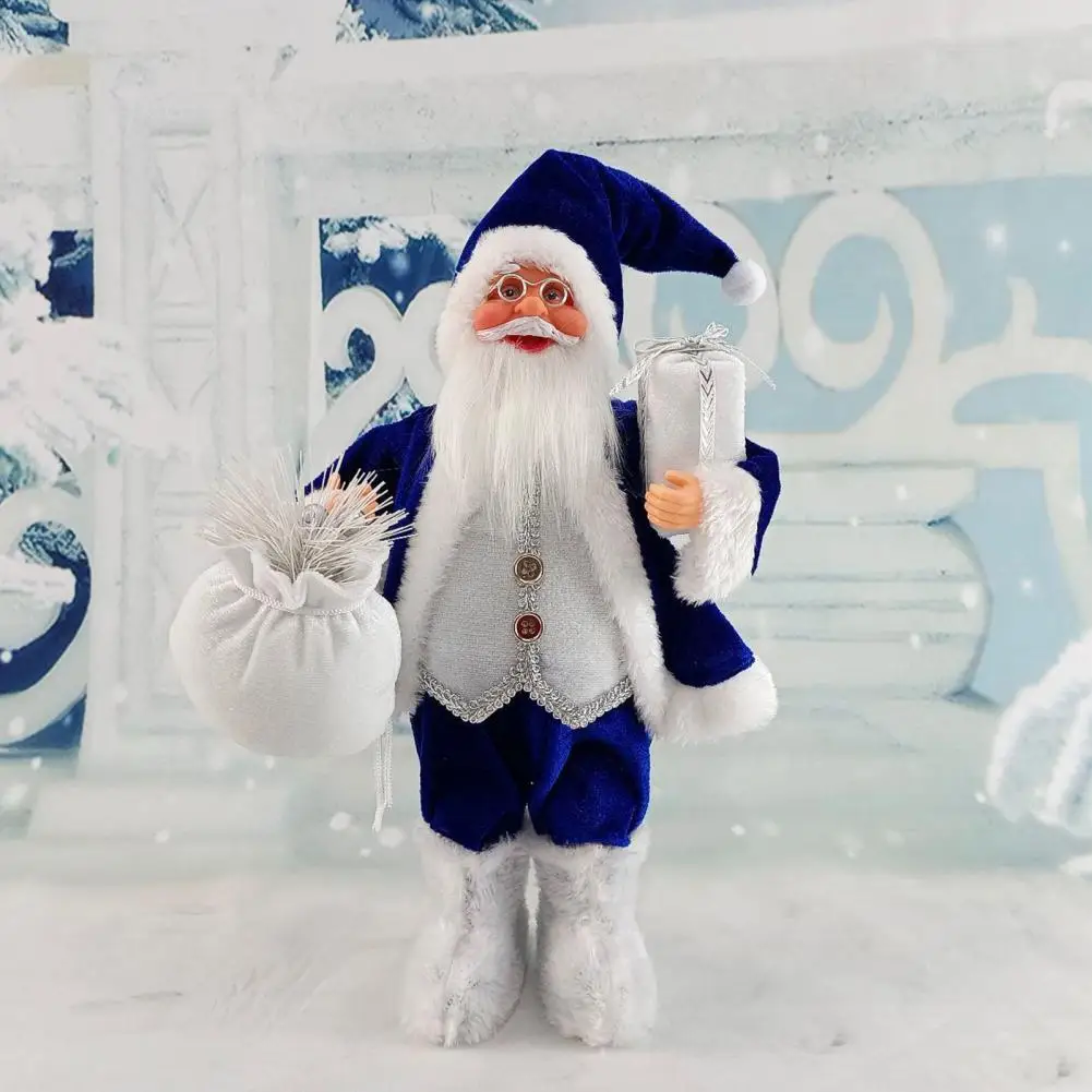 Симпатичное Рождественское украшение в виде Санты стоячее новогодние украшения