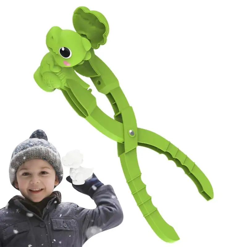 

Snow Ball Making Clip Anti-Slip Handle Clip Snow Ball Mold Dinosaur Shape Portable Winter Supplies Snow Toys Lightweight For