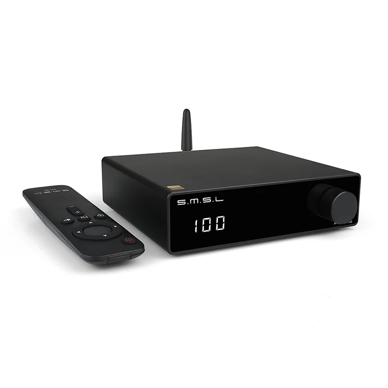 SMSL AO100 усилитель мощности 70 Вт * 2 Bluetooth 5 0 сабвуфер pre out для 2.1 системы EQ режимы MA12070