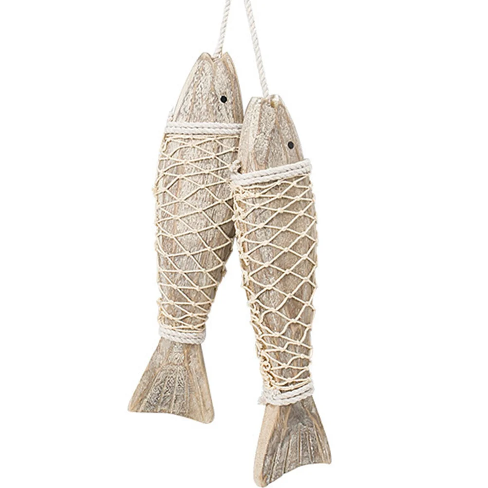 

Hanging Wood Fish Decorations Mariposas Decorativas Para Pared Nautical Wall Pendant