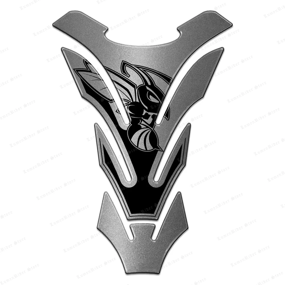 

Аксессуары для мотоциклов Hornet, 3D полимерная защитная наклейка на бак с карбоновым эффектом, наклейки для Honda Hornet