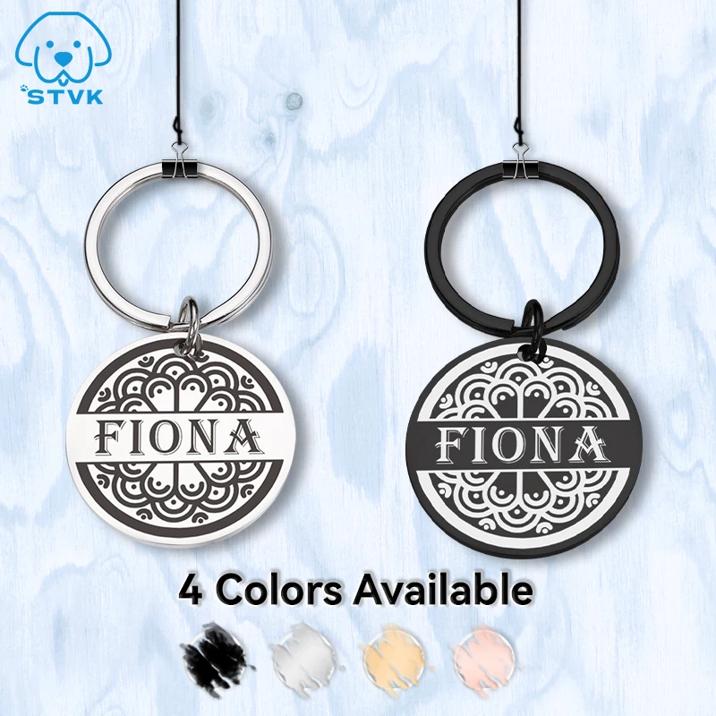 

Customized Dog Tags Collar Free Engraved Anti-Lost ID Tags Nameplate Stainless Steel Pet Collars for Puppies Cute Pet Supplies