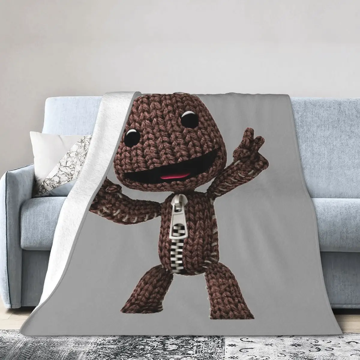 

Lbp linen blanket bed thickened bedspread throw blanket Anti-pilling Microfibers Non-stick Washable Harajuku Minimalist fluffy