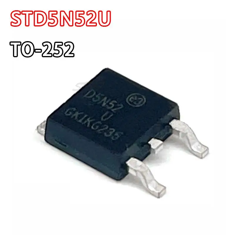 

5 шт. STD5N52U TO-252 5N52U TO252 STD5N52 SOT 5N52K