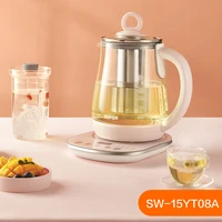 health pot household multi functional automatic glass birds nest pot office tea making scented teapot pot used for health