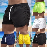 mens fashion beach shorts summer casual quick drying sports shorts fitness swimming surfers shorts