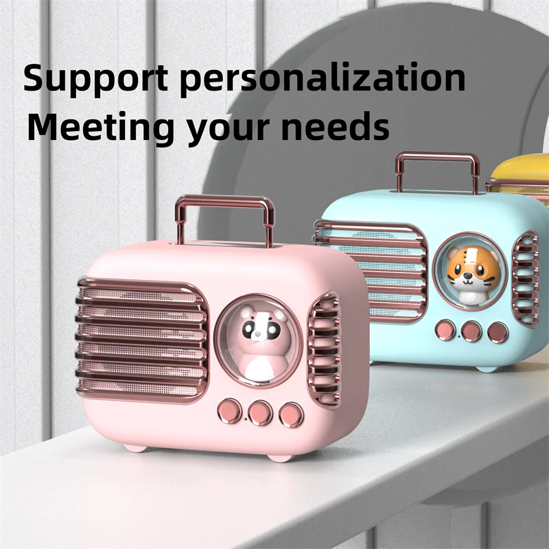 Мини мультяшный динамик с Bluetooth портативные беспроводные колонки сабвуфер