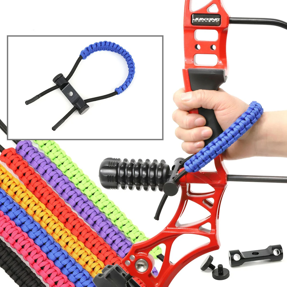 

Archery Compound Bow Wrist Bow Sling Archery Target Shooter Adjustable Strap Wrist Sling Strap Compound Bow Stabilizer