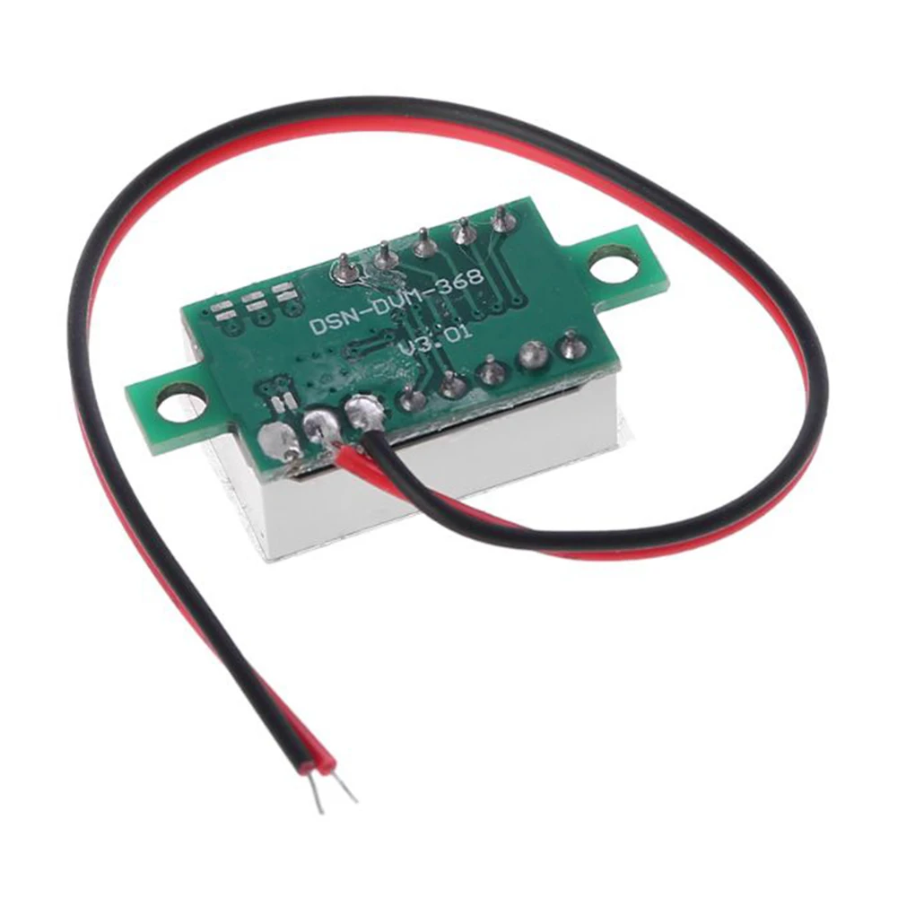 Цифровой Мини-вольтметр 0 36 Дюйма 2-проводной 4 5-30 В Тестер Напряжения Постоянного