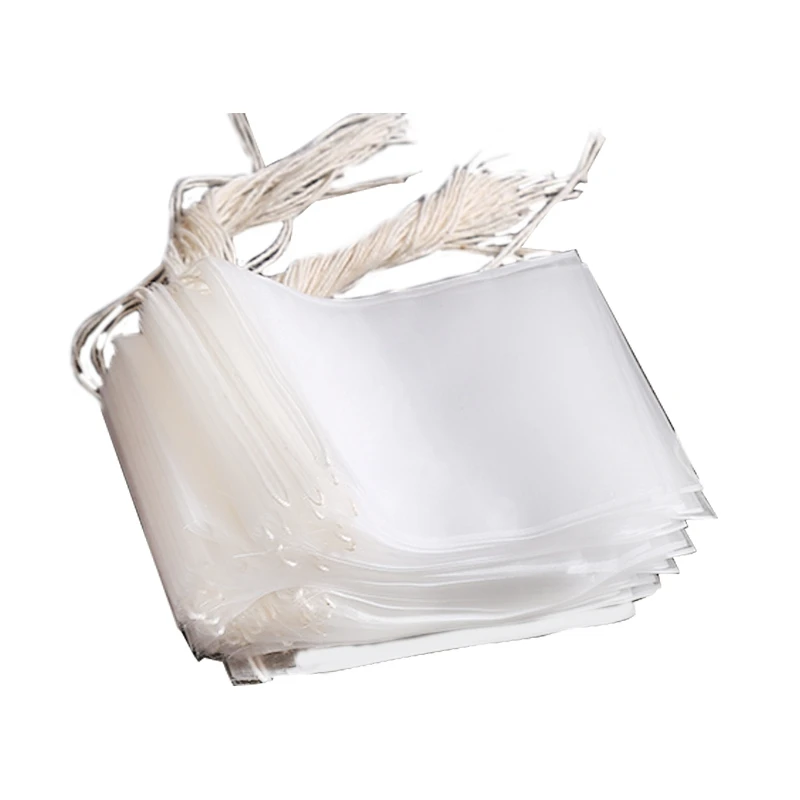 

100-Pack Disposable Tea Bag Filter Bags Food Grade Non Woven Filter Bags Filter Tea Bag For Brewing Tea With Thread Closure