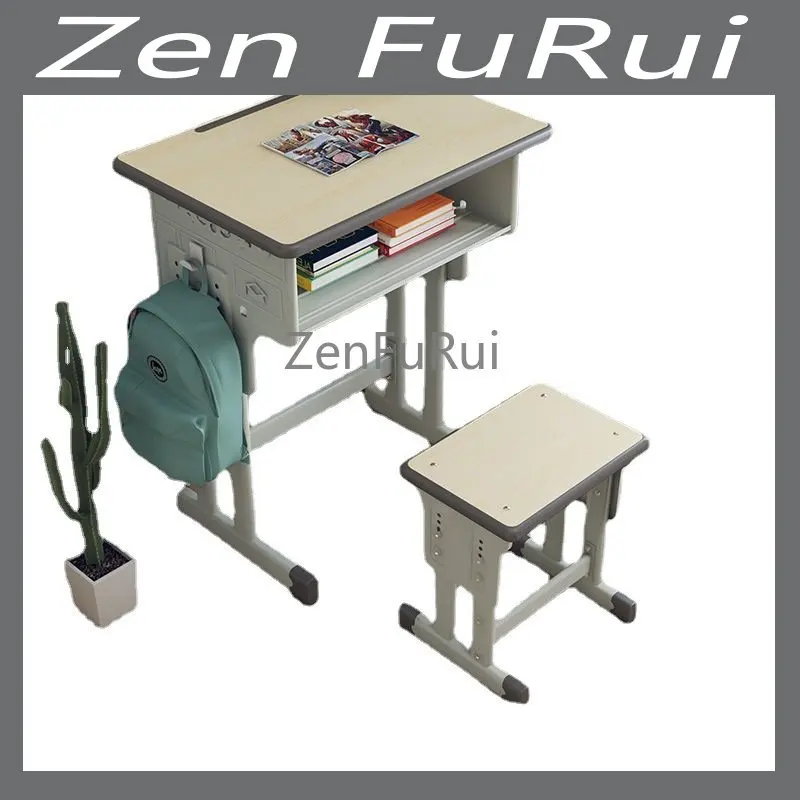 

Primary and Secondary School Students School Desk and Chair Adjustable School Training Supplement Study Desk Homework