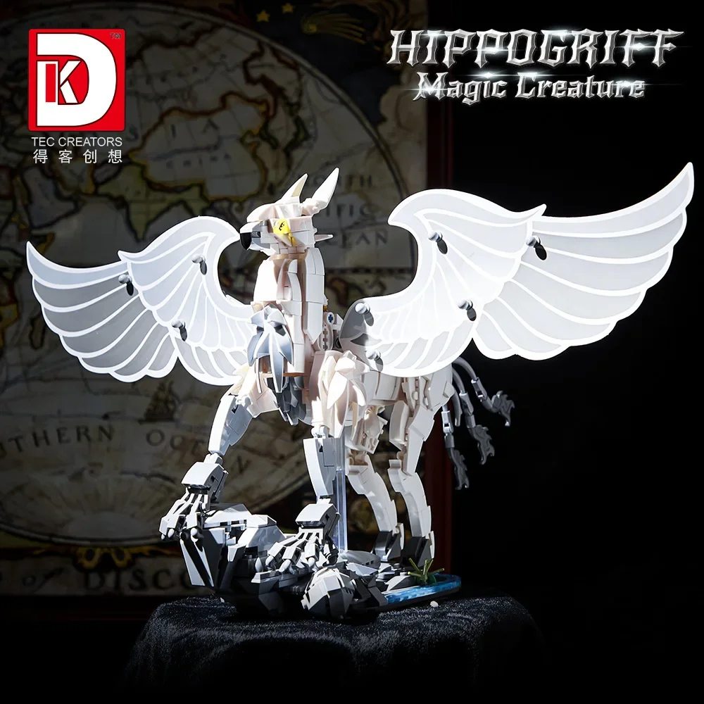 Гарри Поттер Hippogriff Building Blocks MOC Magic World Creature Сборная модель Мини-кирпичи Фигурка