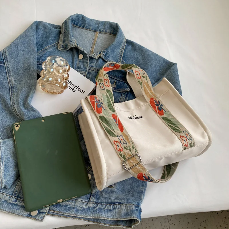 Nylon Patchwork Women's Bag Waterproof Women Handbag Shoulder Bag Large Capacity Tote Bag