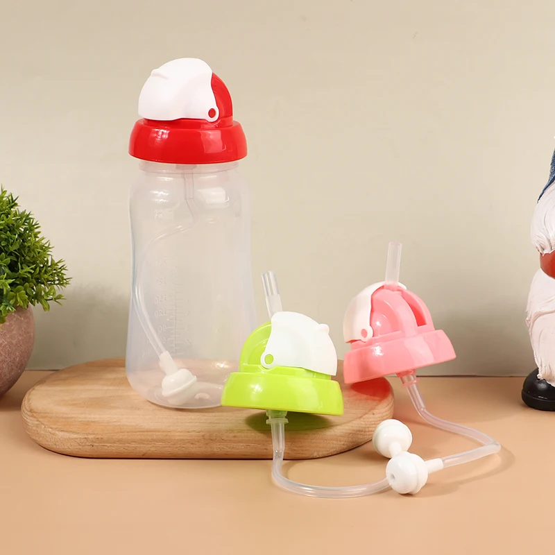 

Food Grade Drink Cup Top With Straw Accessories For Wide Neck Bottles Baby Feeding Accessories