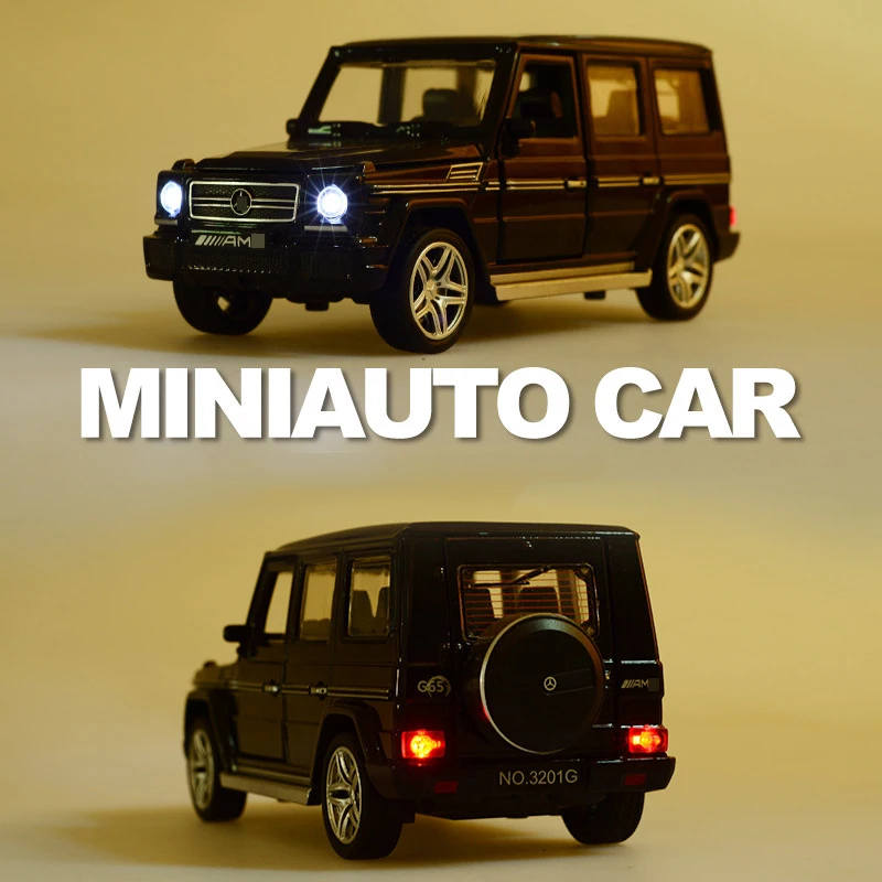 1:32 литая модель автомобиля из сплава внедорожника для детей задний звук свет