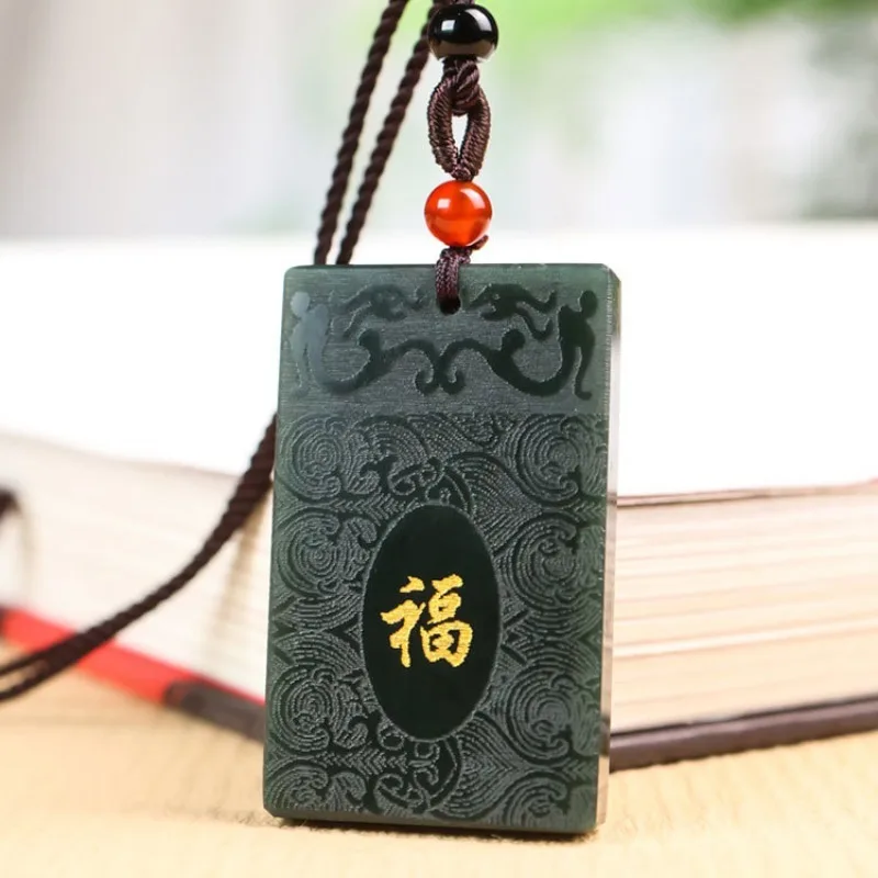 Сапфировая подвеска в стиле ретро от бренда Fengfu то же самое для мужчин и женщин