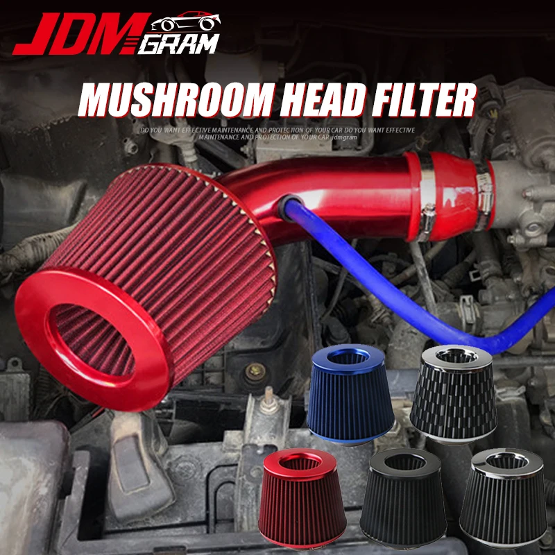 

Universal 80mm Car Air Filter Adapter Kit High Flow Crankcase Engine Cold Air Intake Induction Auto Replacement Accessories
