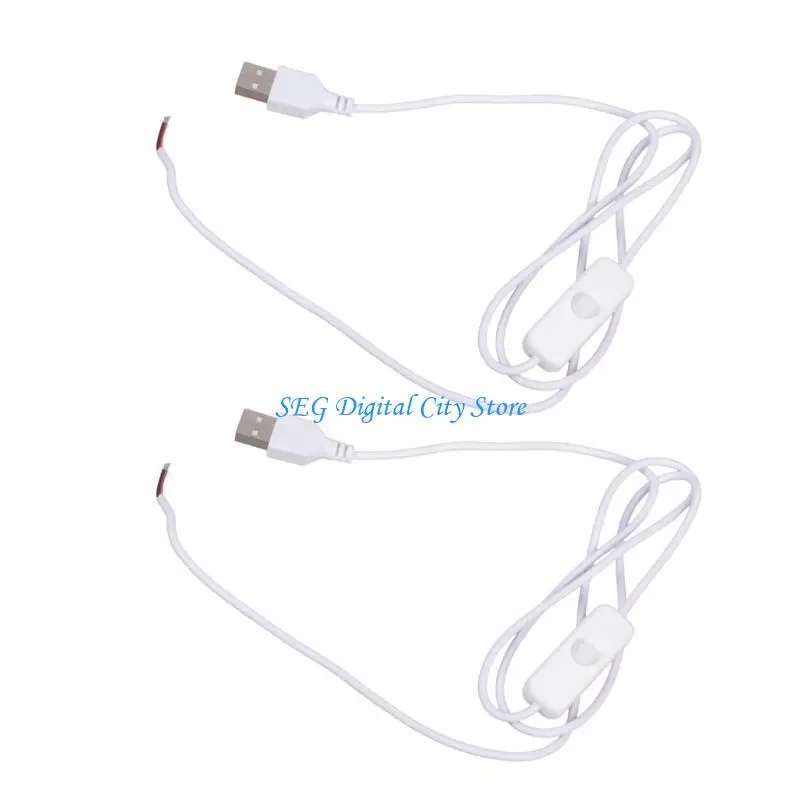 Фото U75B 5V1A USB-папа с открытым проводом Шнур питания для использования в ремонте лампы охлаждающего вентилятора №5