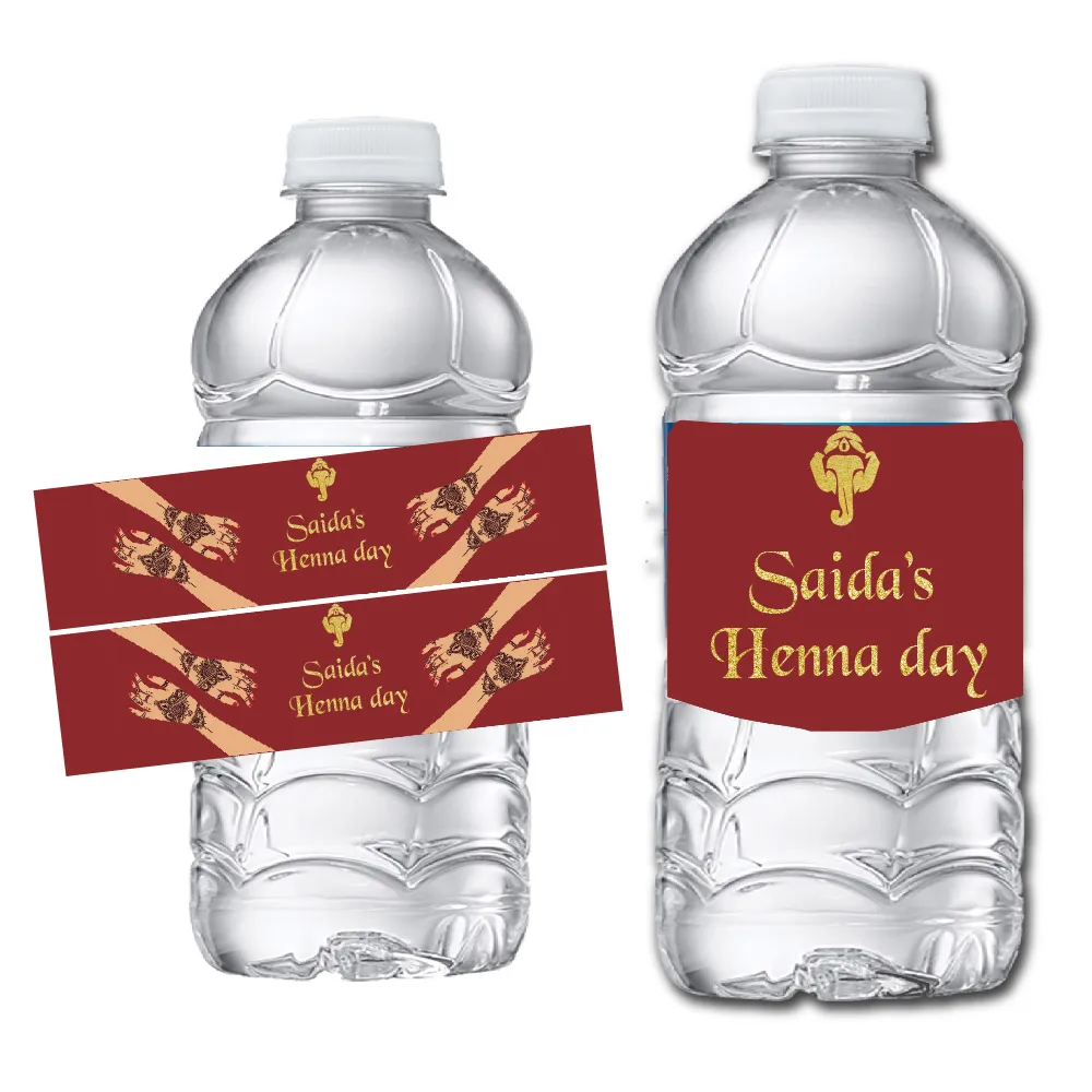 30 шт. декоративные этикетки для бутылок с водой |