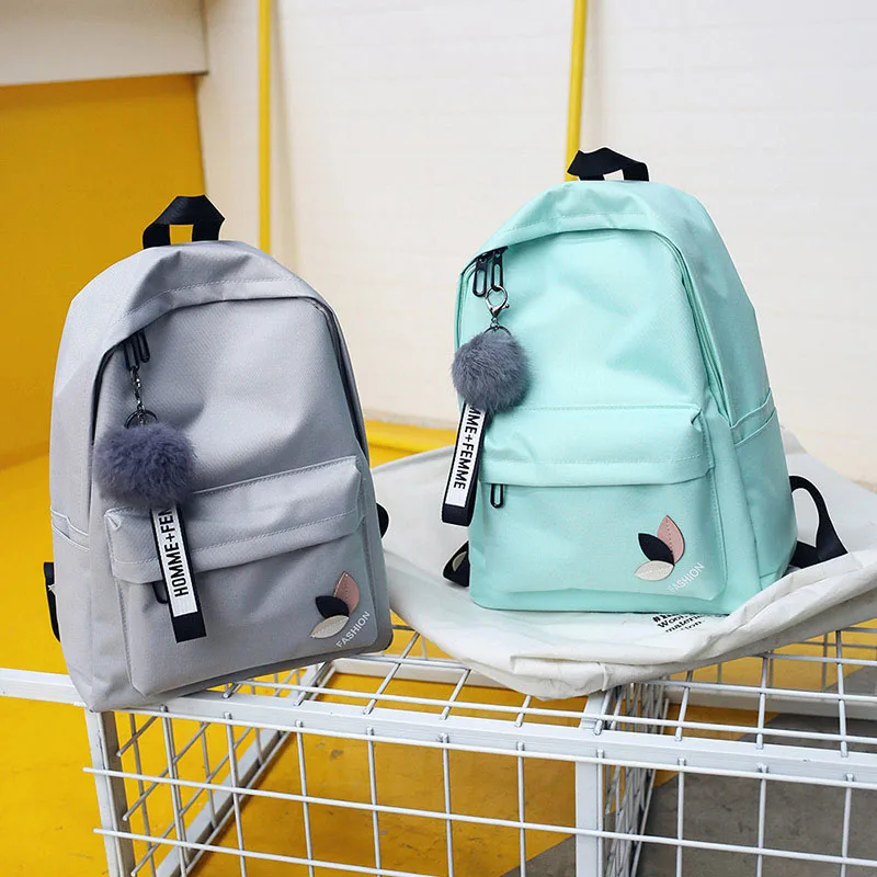 

New Women's Backpack Female Backpacks School Bag for Girls Fashion Rucksack Waterproof Nylon Travel Bag Bolsas Mochilas