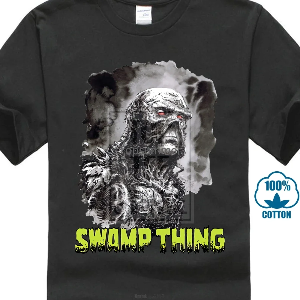 Футболка Swamp Thing V7 Louis Jourdan Ray Wise с плакатом белые рубашки для мужчин футболки