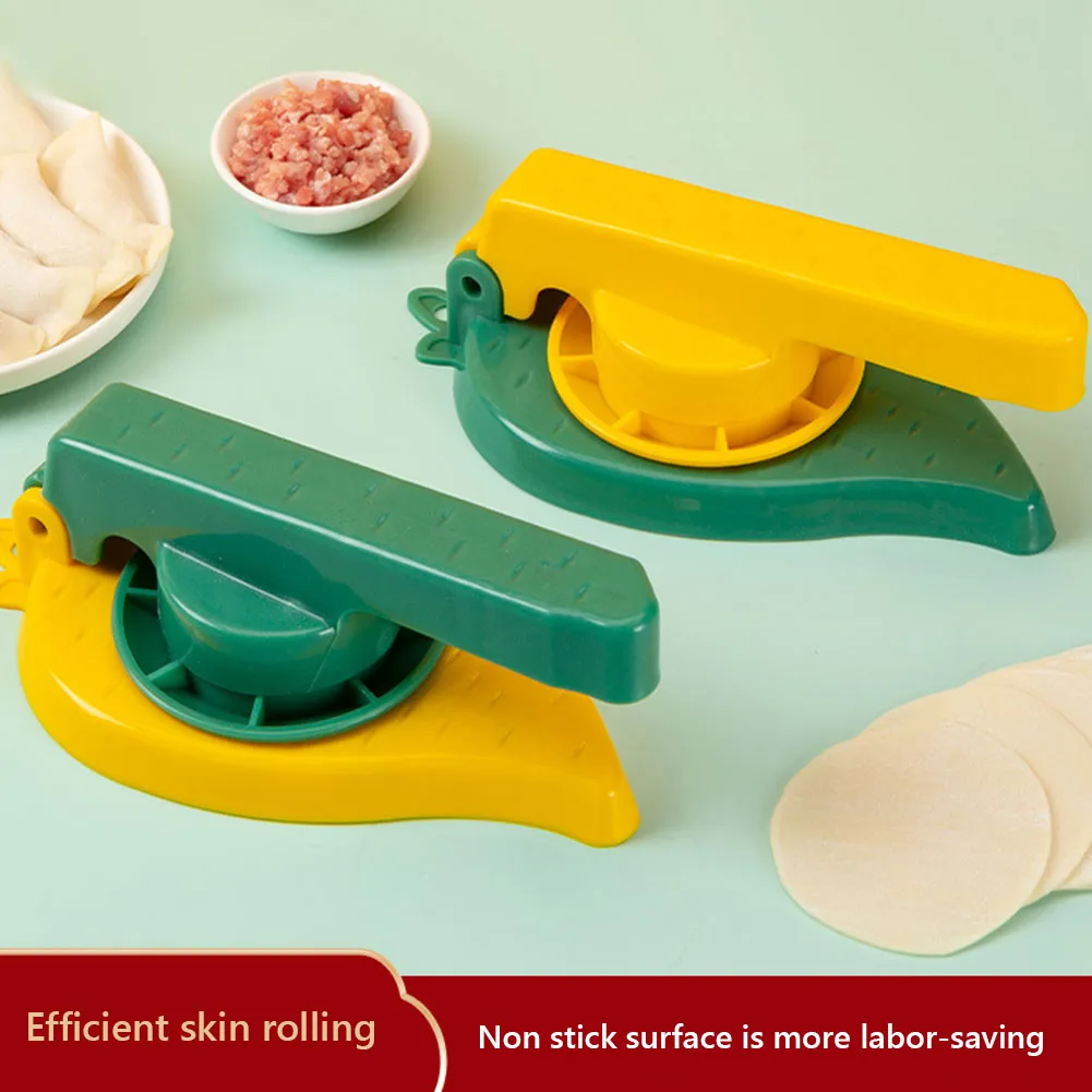 

Plastic Dumpling Skin Artifact Manual Wrapper Making Mold Dough Pressing Tool Kitchen Gadget Baking Pastry DIY Dumpling Maker