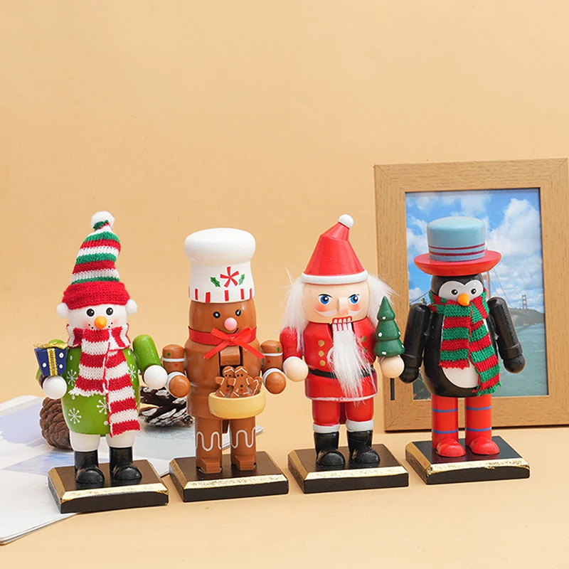 16 См Рождественское Украшение Из Орехового Дерева Фигурка Солдата Деревянная