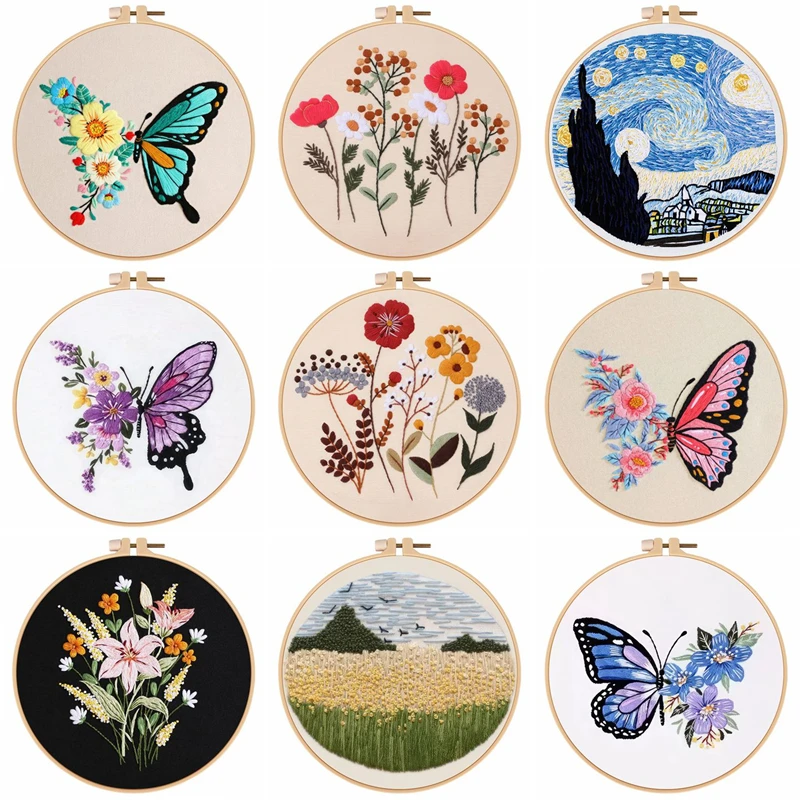 Рукоделие вышивка крестиком наборы для вышивки ободок аксессуары рукоделия