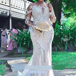 High Quality Hot Sale women Custom Fashion Sling Mermaid Bridal Wedding Dresses 2023