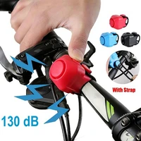 bike electronic loud horn 130 db warning safety electric bell police siren bicycle handlebar alarm ring bell cycling accessories