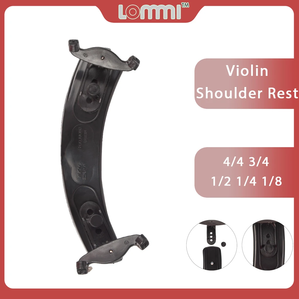 

LOMMI Adjustable 4/4 3/4 Violin Shoulder Rest 1/2 1/4 Violin Shoulder Rest Pad 1/8 Fiddle Shoulder Pads Comfortable Support Feet