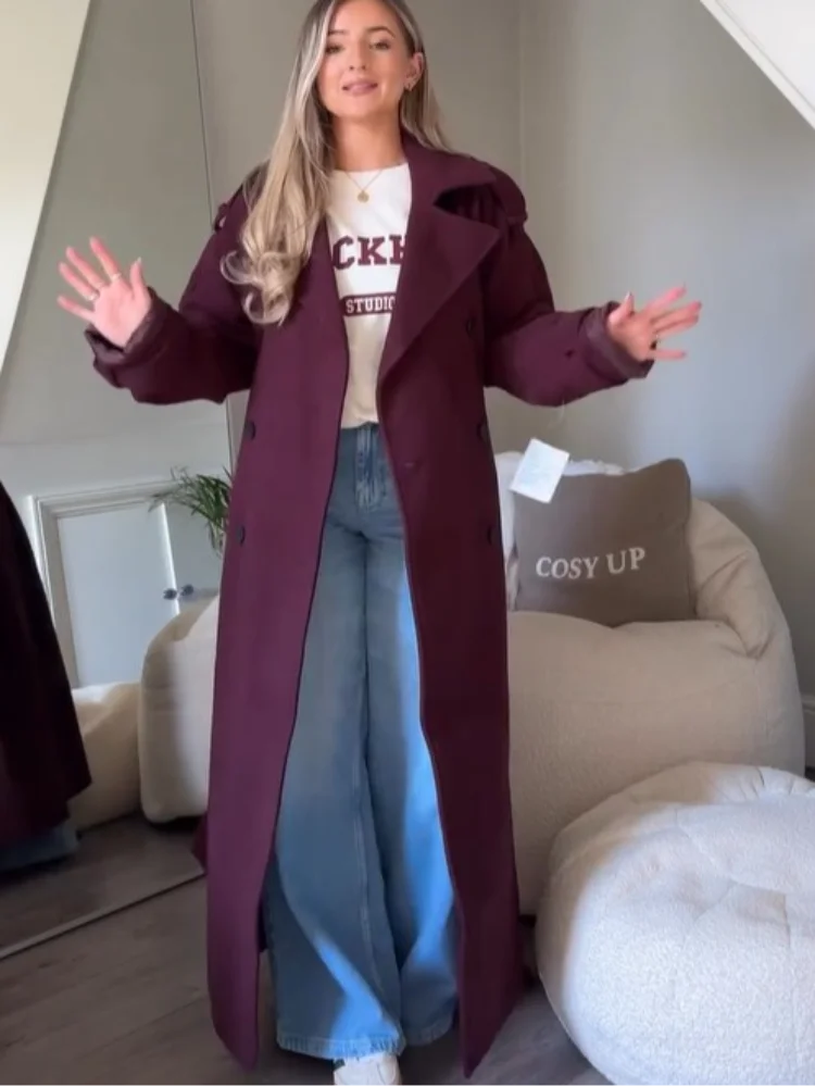 Женская длинная винтажная куртка