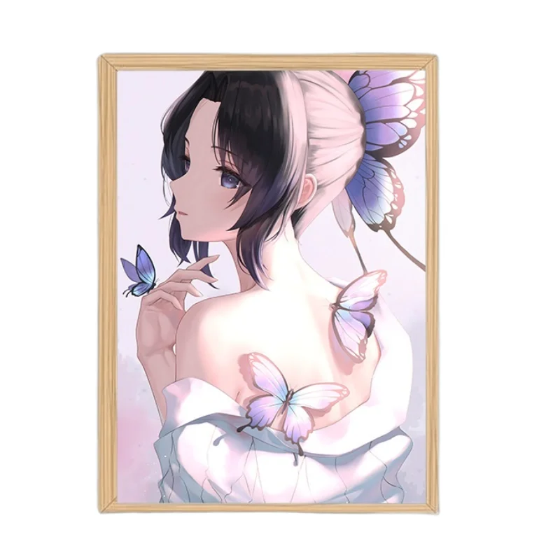 Светящиеся аниме настенные бра INS деревянная фоторамка с подсветкой ночники