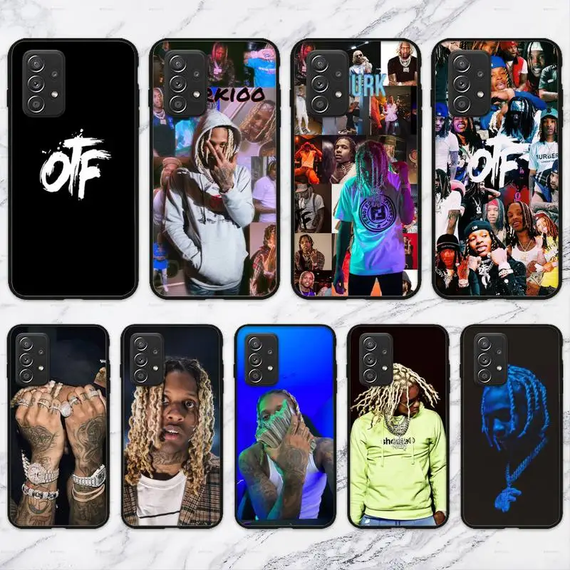 

Чехол для телефона Rapper lil durk для Samsung Galaxy S10 S20 S21 Note10 20Plus Ultra Shell