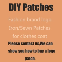 1pcs logo brand patches iron on transfers for clothing custom thermal stickers on clothes thermoadhesive patch diy applique