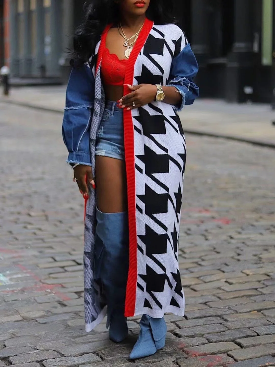 Модный женский свитер осень 2024 Кардиган с длинным рукавом уличная одежда