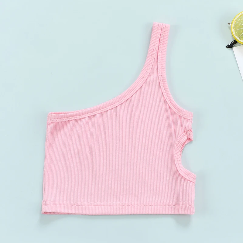 FOCUSNORM 3 цвета Летние Повседневные детские жилеты для девочек топы одежда