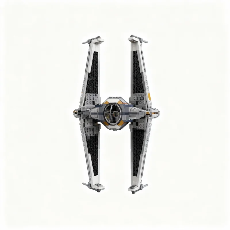 Фото 1270 деталей MOC PiXEL-DANs BTL-A4 YWING VERSION 2 - модификация в стиле UCS, масштаб минифигурок, модель звездной битвы, конструктор, игрушка для самостоятельной сборки. №4