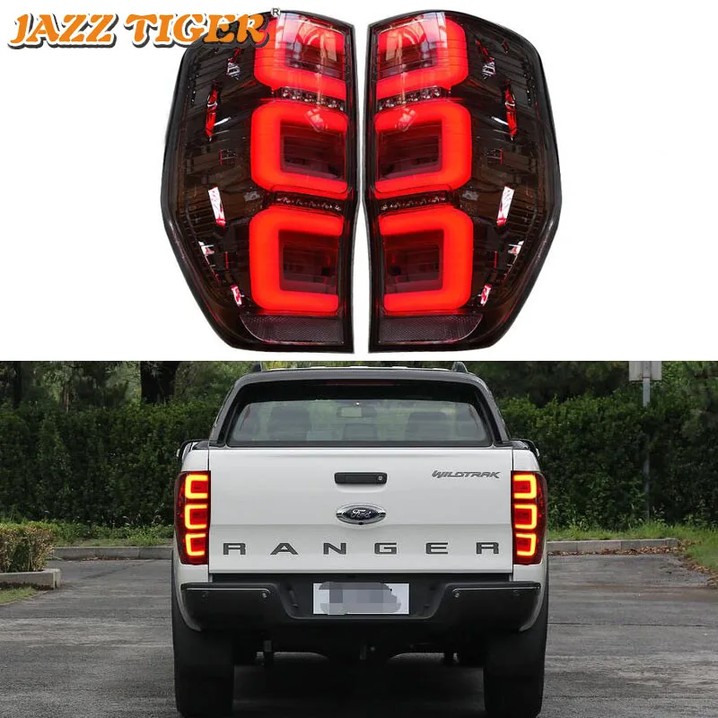 

LED Taillight For Ford Ranger 2.2 3.2 2015 2016 2017 - 2019 Auto Rear Running Lamp Brake Reverse Turn Signal Car Tail Light
