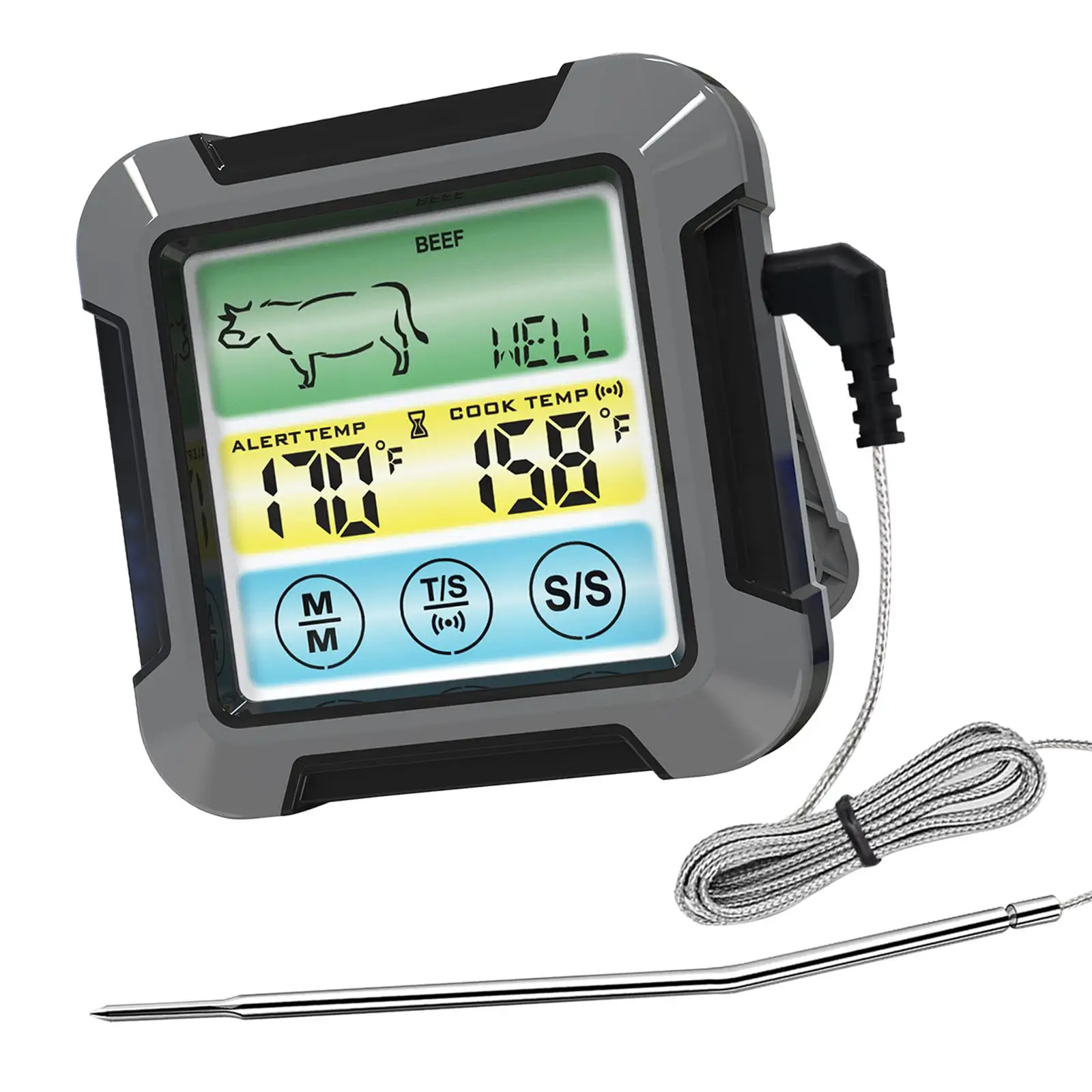 

Цифровой Пищевой зонд мгновенного считывания с подсветкой для приготовления молока барбекю жарки кухни