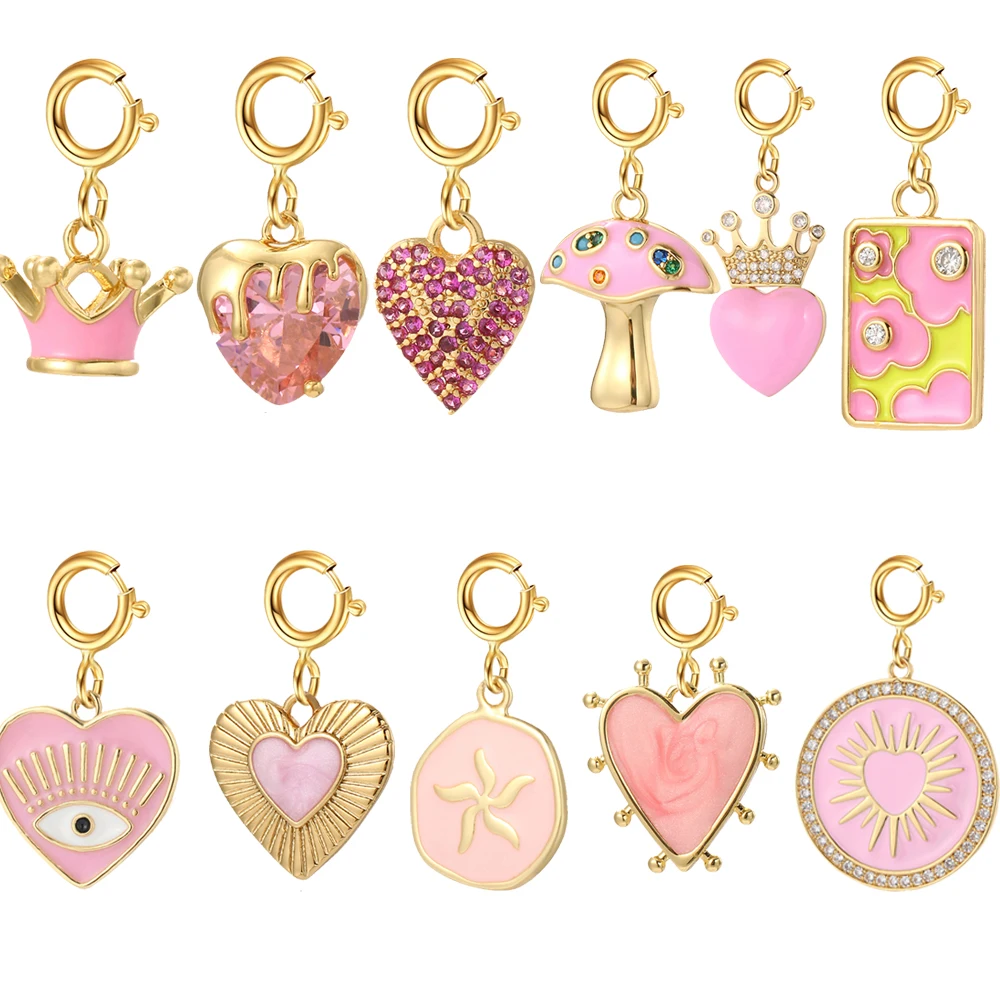 Симпатичные Подвески с сердечками морскими звездами крючками для изготовления