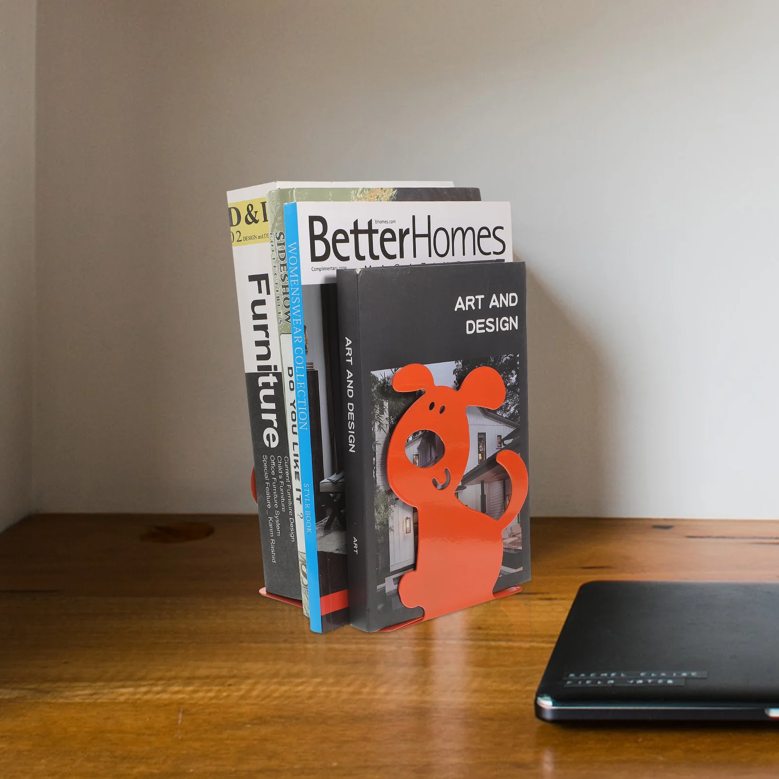 

2Pcs Decorative Book Holders Metal Book Rack For Kidss Delicate Bookends Desktop Book Supply