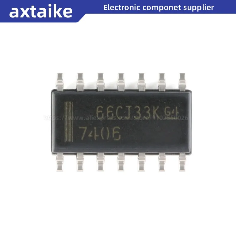 

10PCS SN7406DR SN7407DR 7406 7407 SOIC-14 Buffers & Line Drivers Hex inverter Buffer Driver SMD IC