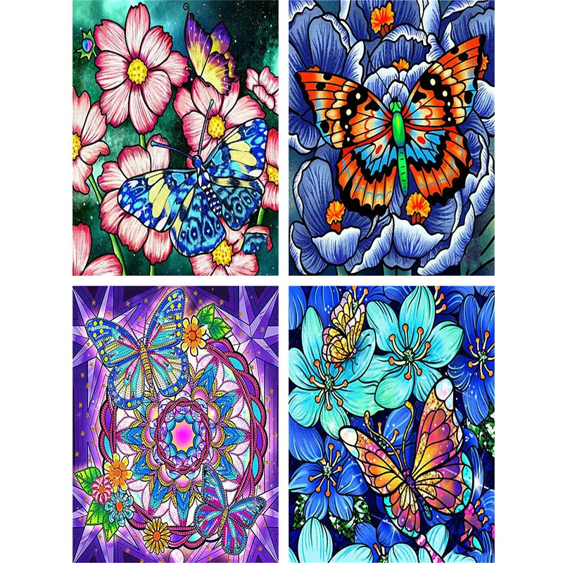 

Алмазная живопись с цветами, набор для алмазной вышивки 5D «сделай сам» с полными квадратными/круглыми стразами, мозаика стразы, вышивка кре...